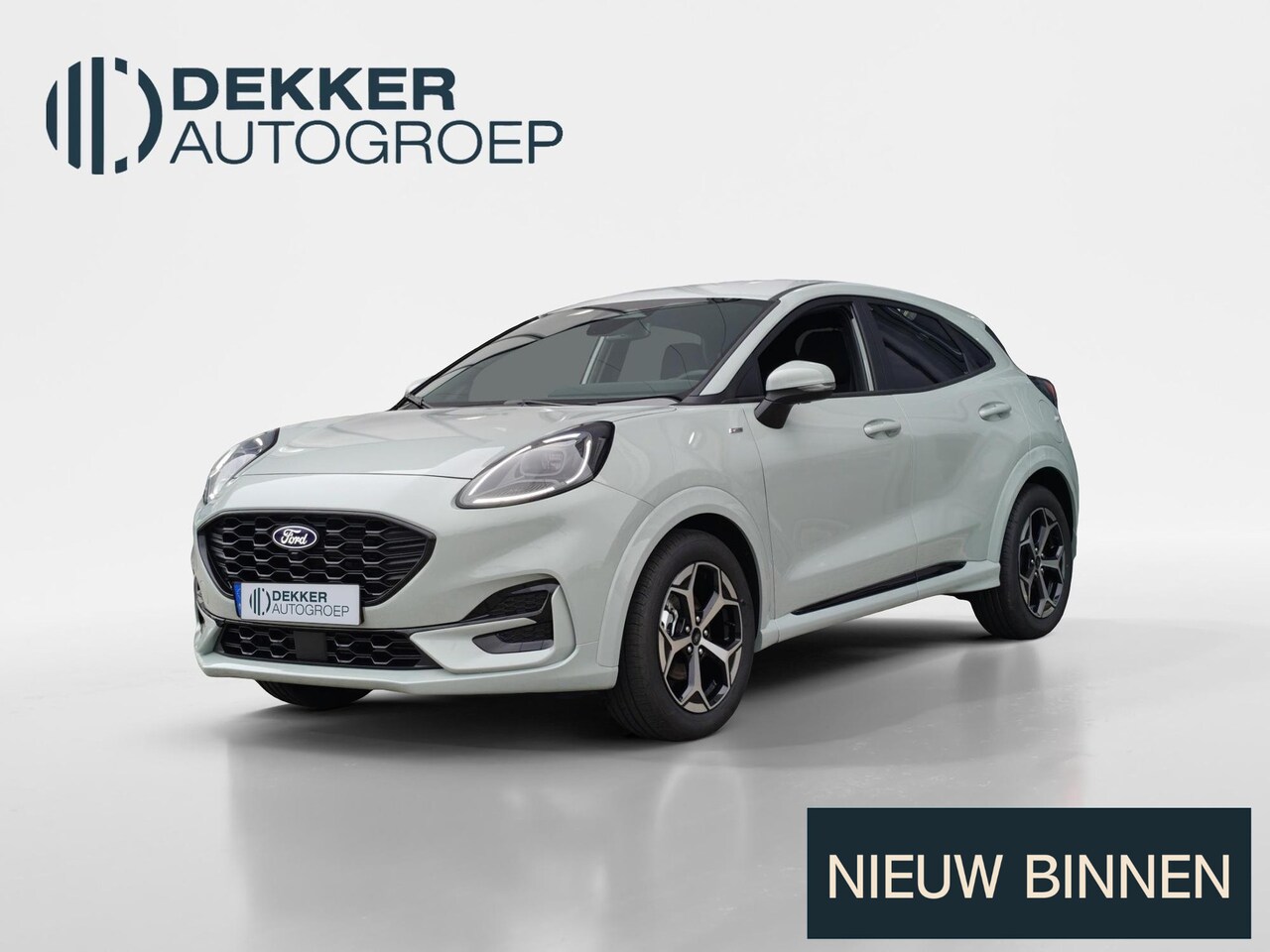 Ford Puma - 1.0 EcoBoost Hybrid ST-Line NIEUW | TREKHAAK | CACTUS GREY | LED KOPLAMPEN | WINTER PAKKET - AutoWereld.nl
