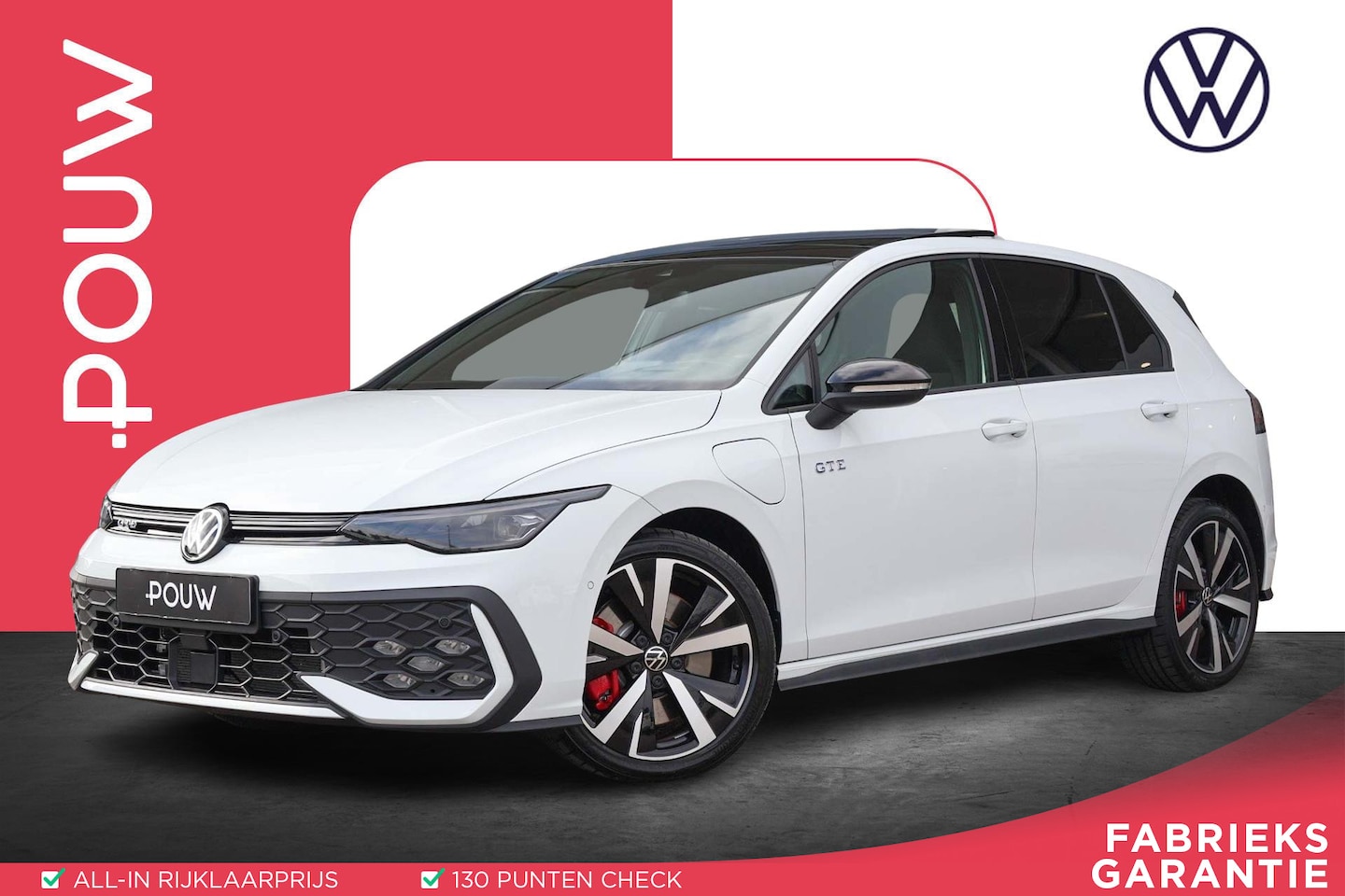 Volkswagen Golf - GTE 1.5 eHybrid 272pk | SoH 97% | Panoramadak | Camera | Keyless | Adaptive Cruise | PDC - AutoWereld.nl