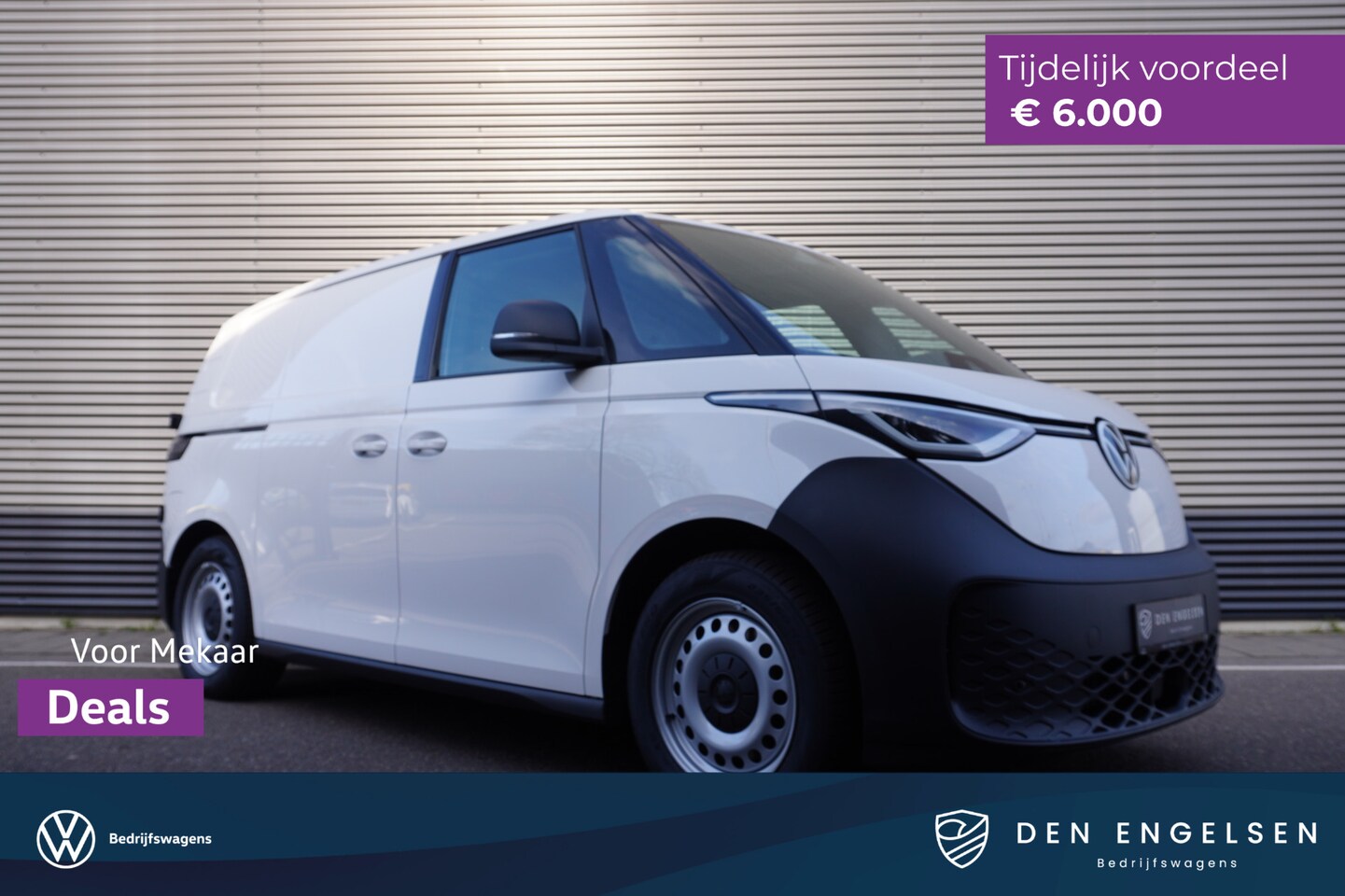 Volkswagen ID. Buzz Cargo - ID. Buzz Cargo 170 pk, Economy Business, Achteruitrijcamera, Bijrijdersbank, Trekhaak, Ach - AutoWereld.nl