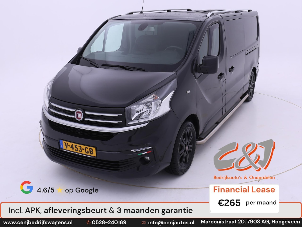 Fiat Talento - 1.6 MJ L2H1 DC SX Limited Edition 09/100 lease €265 p/mnd 72 mnd - AutoWereld.nl