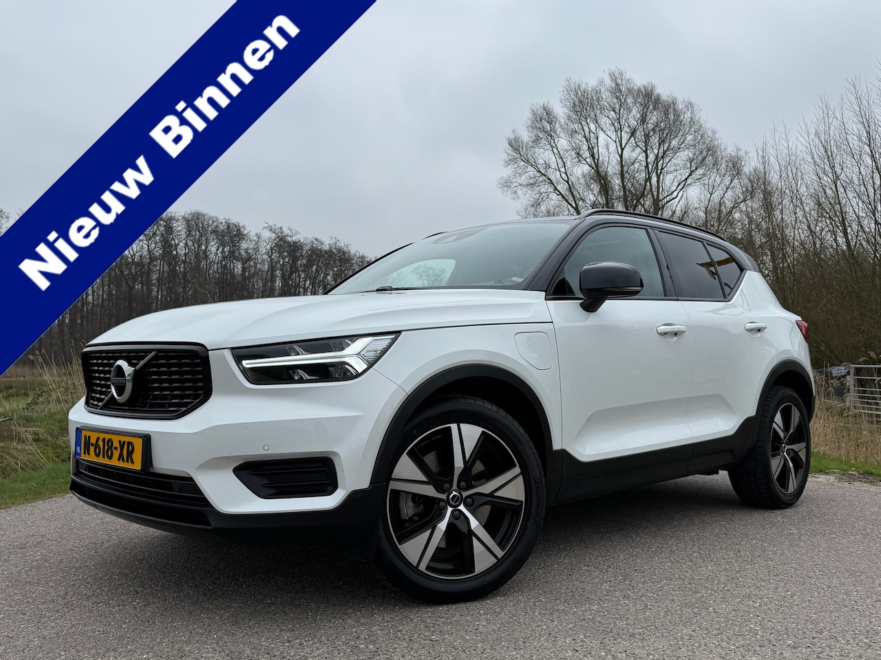 Volvo XC40 - 1.5 T4 Recharge R-Design Automaat / Panoramadak / Leder-Alcantara / Camera / Navi / 19" Ve - AutoWereld.nl