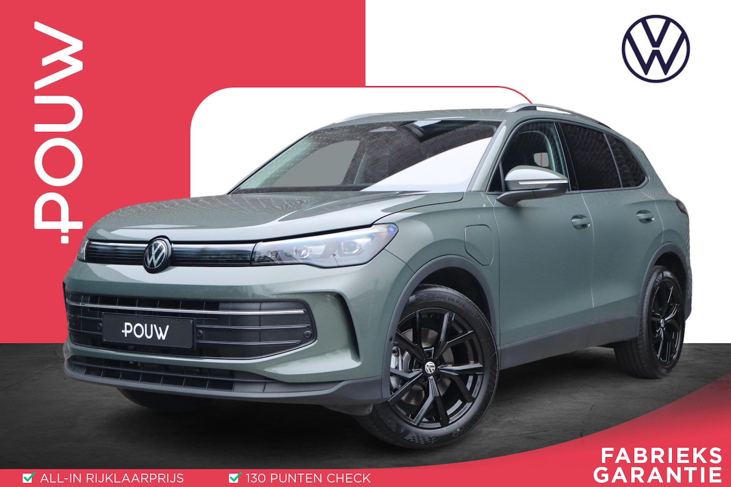 Volkswagen Tiguan - 1.5 eHybrid 204pk Life Edition | SoH 98% | Trekhaak Wegklapbaar | Stoelverwarming Voor & A - AutoWereld.nl
