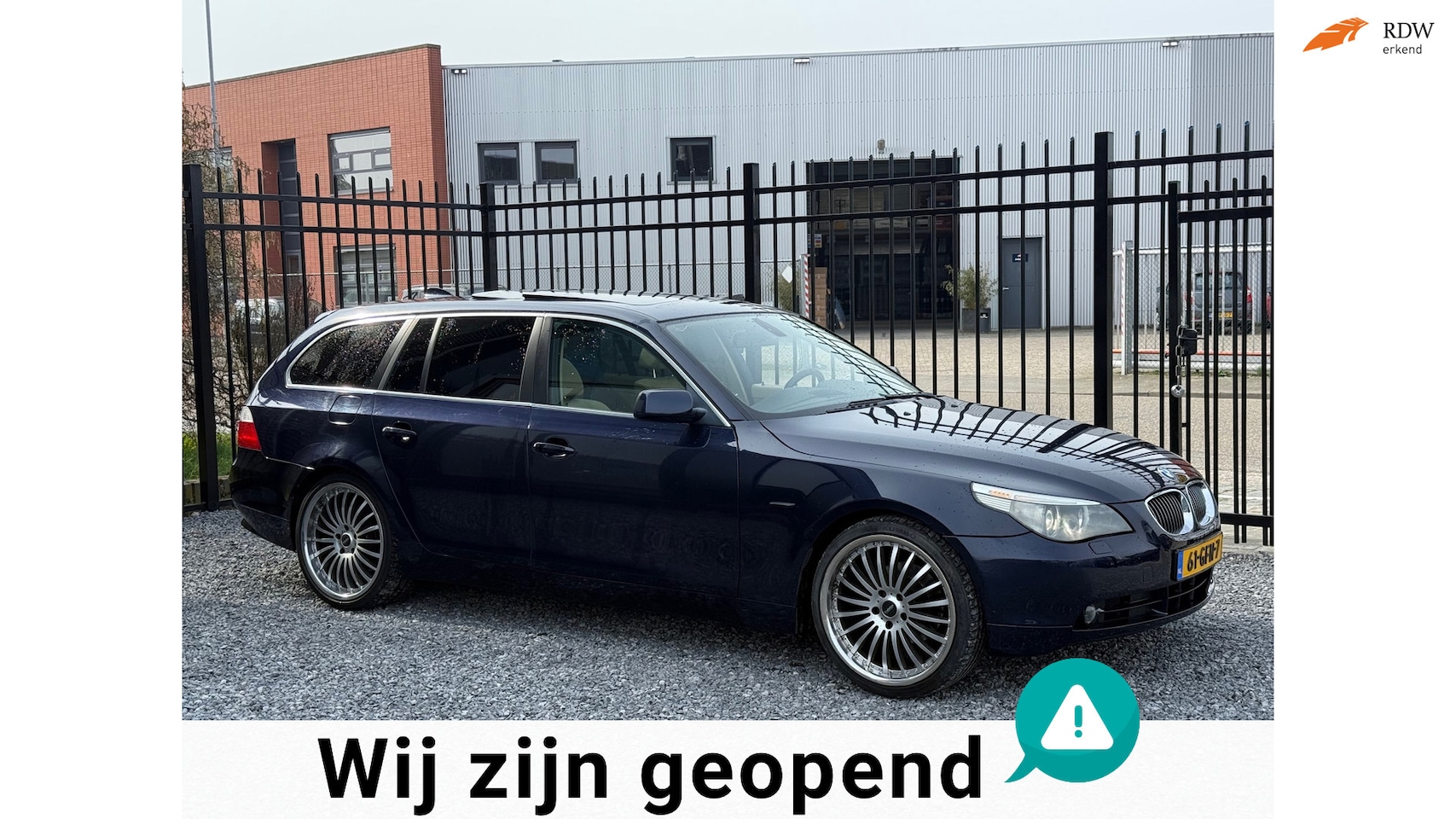 BMW 5-serie Touring - 525i High Executive AUTOMAAT!XENON!PANO!LEDER!KOOPJE! - AutoWereld.nl