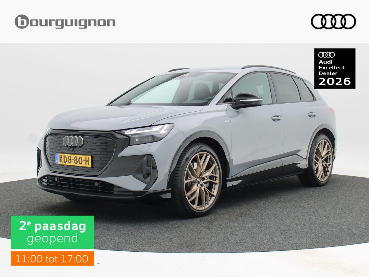 Audi Q4 e-tron - 45 S-Line 286 Pk 82 kWh | Full LED | Trekhaak | Navigatie | Full LED | CarPlay | 21 Inch | - AutoWereld.nl