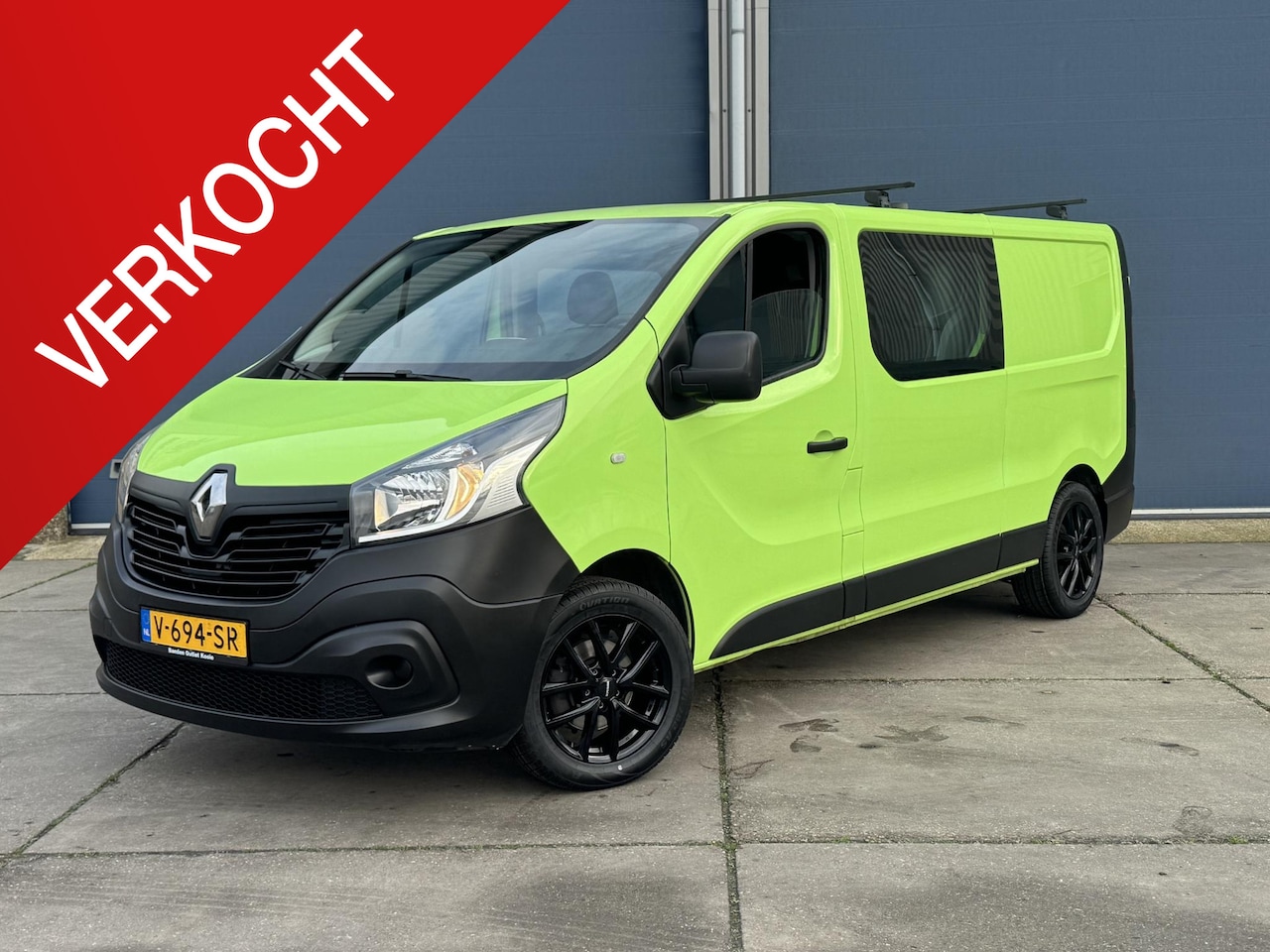 Renault Trafic - 1.6 dCi T29 L2H1 DC Comfort Energy DUBBEL CABINE / AIRCO / CRUISE CONTROLE / NAVI / TREKHA - AutoWereld.nl