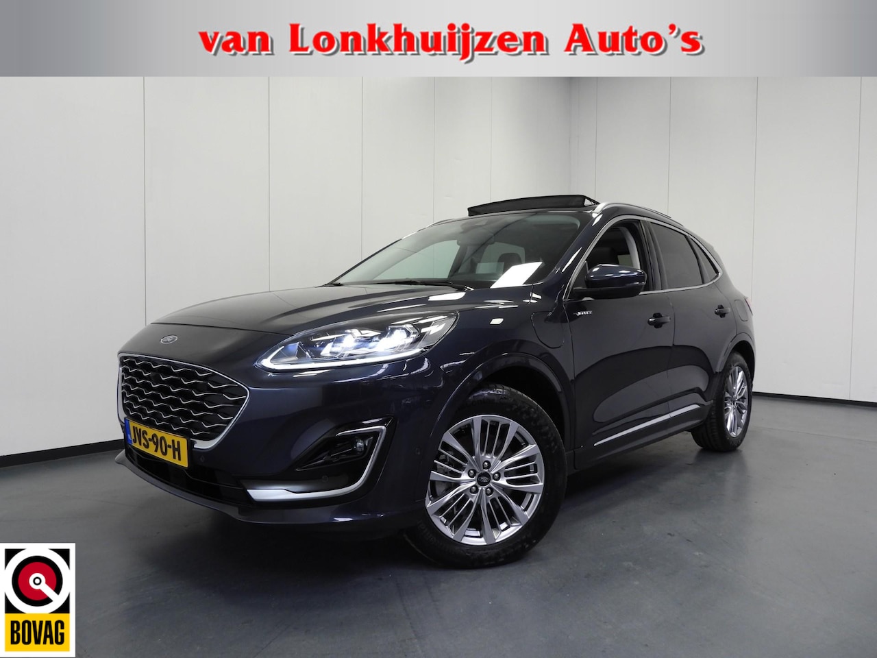 Ford Kuga - 2.5 PHEV Plug-In Vignale SCHUIFDAK/NAVI/LEER/LED/B&O/18"LMV! - AutoWereld.nl