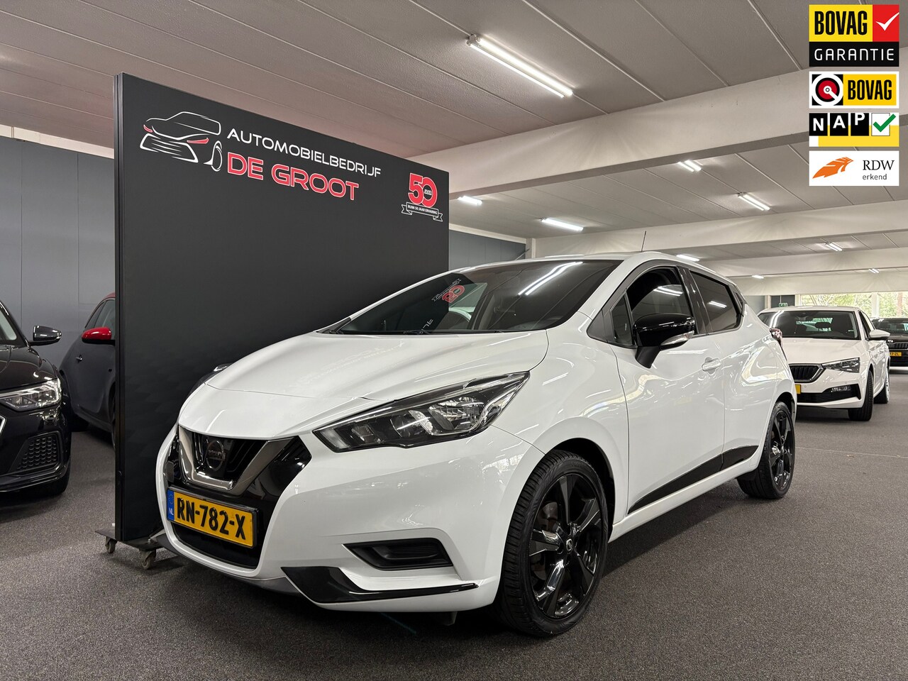 Nissan Micra - 1.0L Acenta/ Nederlandse auto/ Afneembare trekhaak/ Airco/ Apple carplay/ Android - AutoWereld.nl
