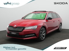 Skoda Superb Combi - 1.4 TSI iV 218 pk Sportline | Panoramadak | Trekhaak | Navigatie Columbus | Geheugenstoele