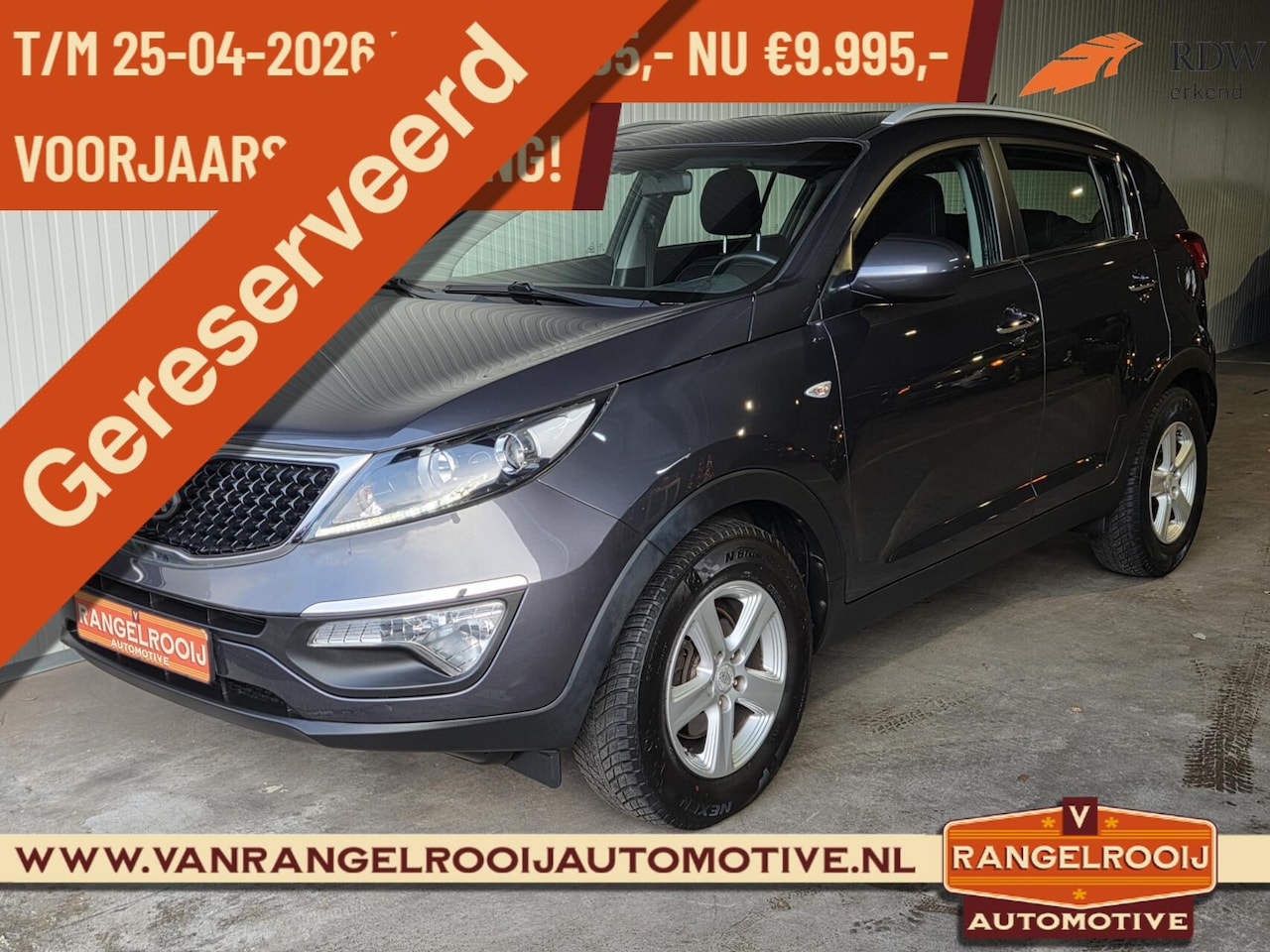 Kia Sportage - 1.6 GDI X-treme ComfortLine 1.6 GDI X-treme ComfortLine, trekh., stoelverw., clima, cruise - AutoWereld.nl