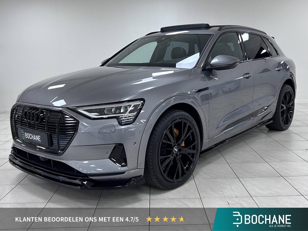 Audi e-tron - e-tron 55 quattro advanced Pro Line Plus 95 kWh ELEKTRISCH PANORAMADAK | LEDEREN BEKLEDING - AutoWereld.nl