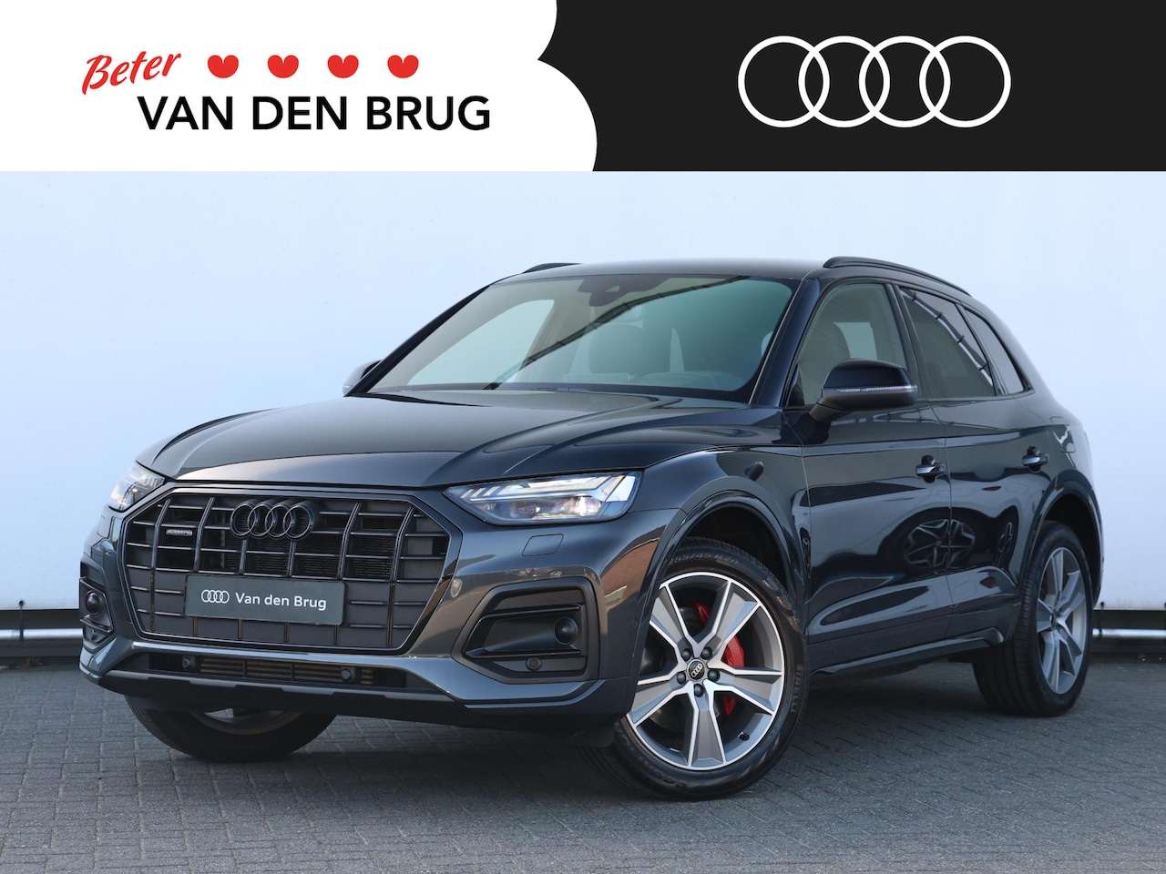 Audi Q5 - 50 TFSI e S edition | Verwarmbaar voorruit | Leder | Rode stiksels | Trekhaak | HUD | Elek - AutoWereld.nl