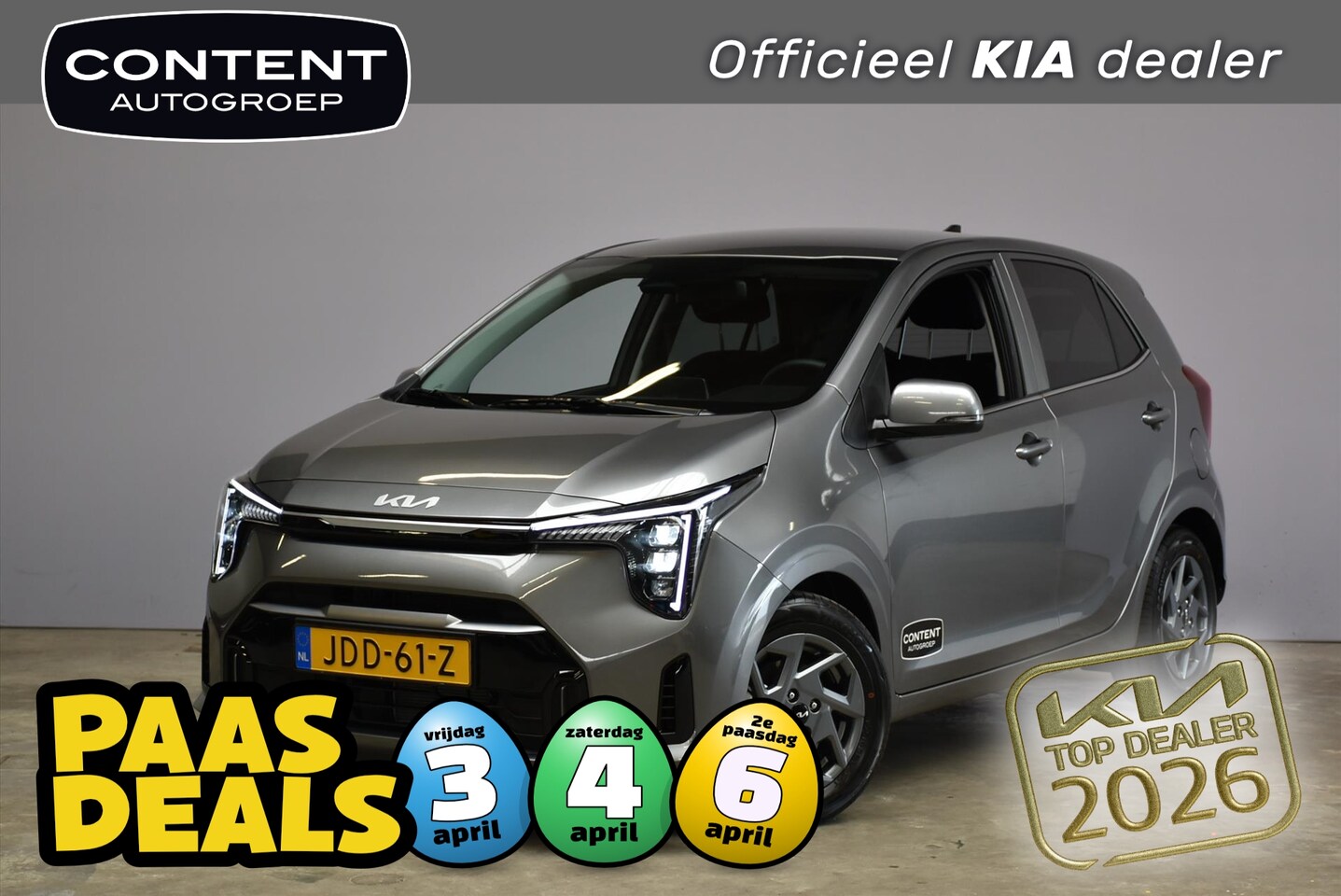 Kia Picanto - 1.0 DPi AMT 67pk 4-zits DynamicPlusLine - AutoWereld.nl