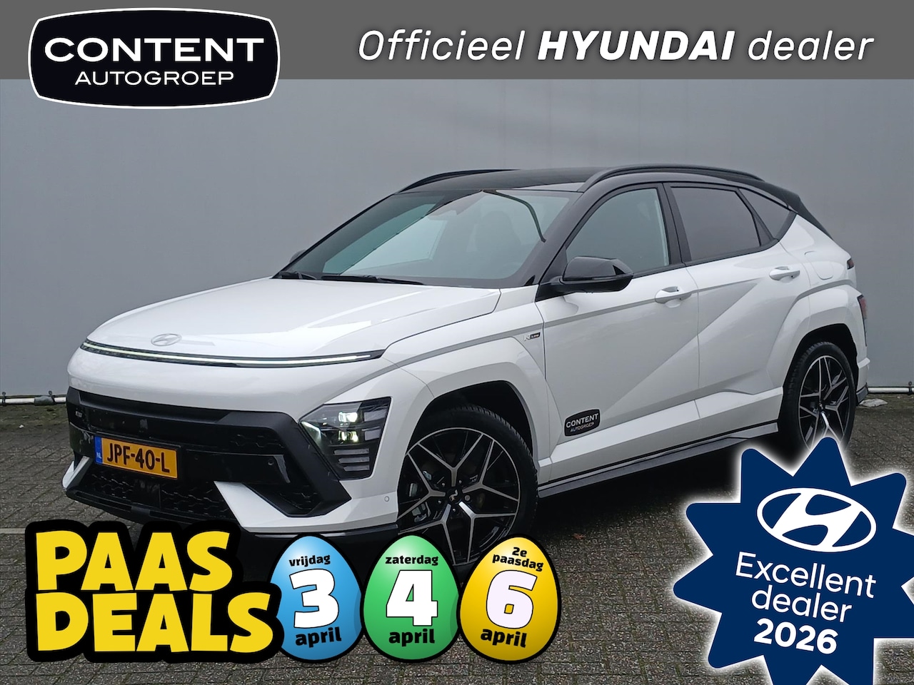 Hyundai Kona - 1.6 GDI Hybride N-Line // DEMO // Rij klaar // All season banden + 19" Sportvelg - AutoWereld.nl