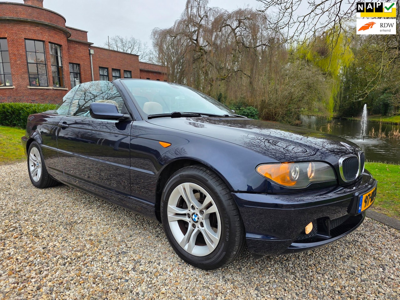 BMW 3-serie Cabrio - 318Ci Executive LEER/airco/CRUISE - AutoWereld.nl