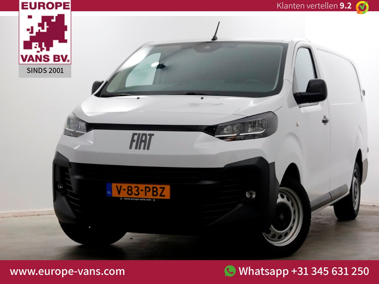Fiat Scudo - 2.0 Diesel 145pk Automaat L3 Airco/Navi/Camera 09-2024 - AutoWereld.nl
