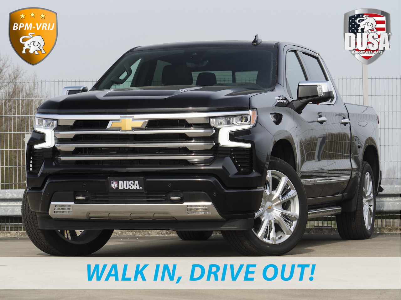 Chevrolet Silverado - 1500 | | 6.2L V8 High Country | Leder | Schuifkantel NIEUW BINNEN! Getoonde accessoires zi - AutoWereld.nl