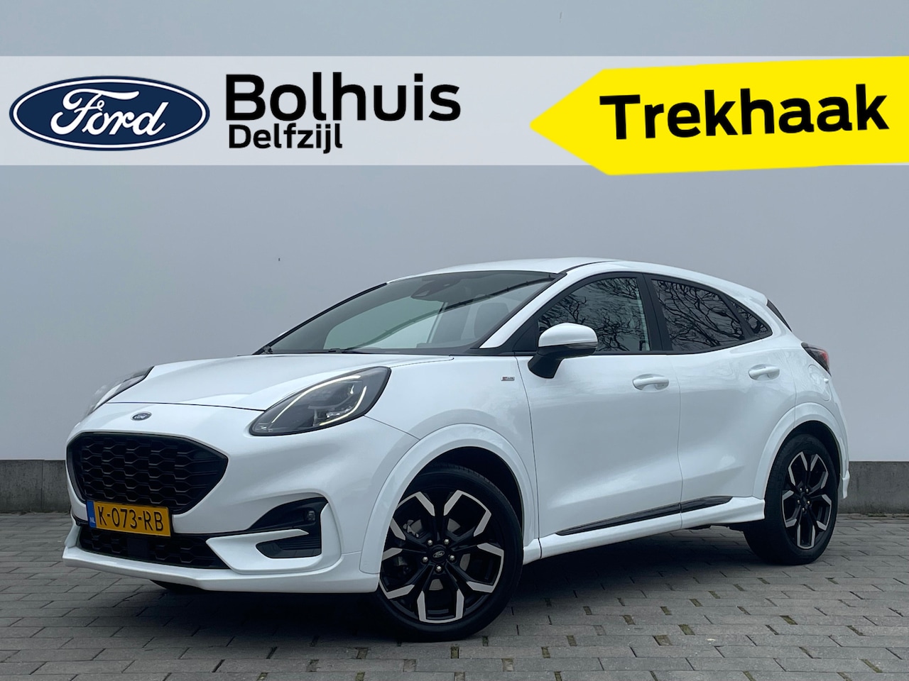 Ford Puma - EcoBoost Hybrid 155 pk ST-Line X | Trekhaak | LED | Navi | B&O | Half leer | Clima | Cruis - AutoWereld.nl