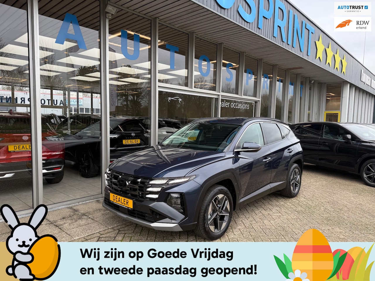 Hyundai Tucson - 1.6 T-GDI MHEV Comfort 161PK / NAVIGATIE / ELEKTRISCHE ACHTERKLEP / - AutoWereld.nl