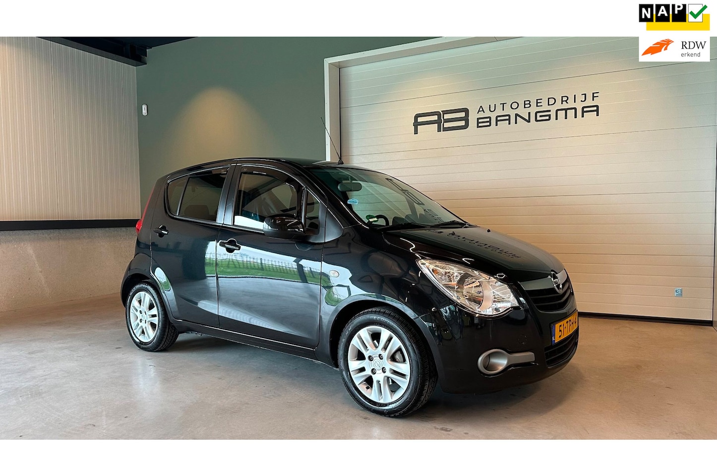 Opel Agila - 1.0i 12v EDITION-uitv/AIRCONDITIONING/LM-VELGEN/HOGERE ZIT+INSTAP/1e EIGENAAR/NAP/nweAPK+O - AutoWereld.nl