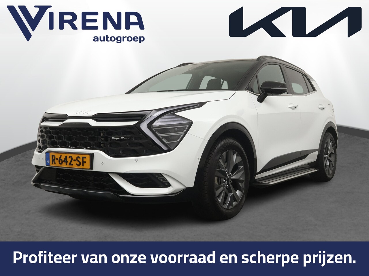 Kia Sportage - 1.6 T-GDi Hybrid GT-PlusLine Achterbank verwarmd - Airco -Apple Carplay/Android Auto - Cru - AutoWereld.nl