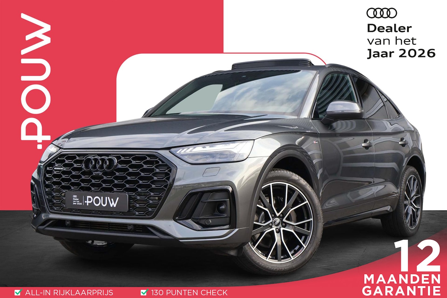 Audi Q5 Sportback - 50 TFSIe 299pk S Edition | Panoramadak | Sportstoel + Stuurwielverwarming | Achteruitrijca - AutoWereld.nl