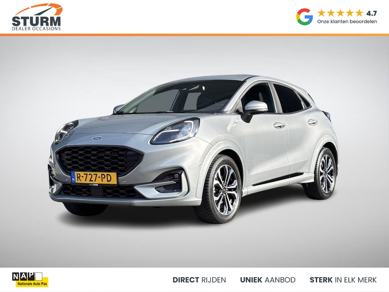 Ford Puma - 1.0 EcoBoost Hybrid ST-Line X NL-Auto incl. Trekhaak! - AutoWereld.nl