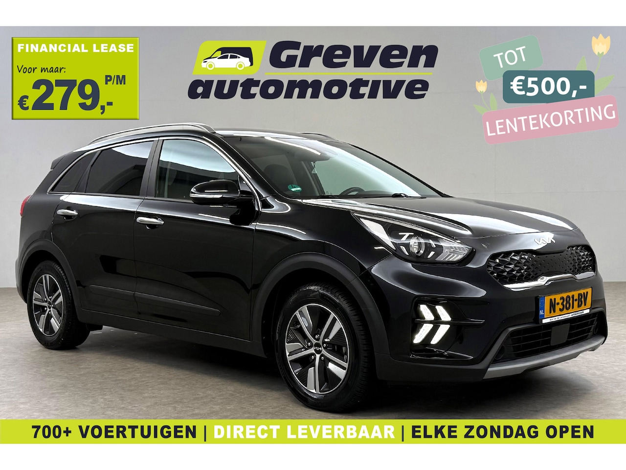 Kia Niro - 1.6 GDi Hybrid 142PK DynamicLine | Virtual | LED | Camera | Trekhaak | Carplay | Adap. Cru - AutoWereld.nl