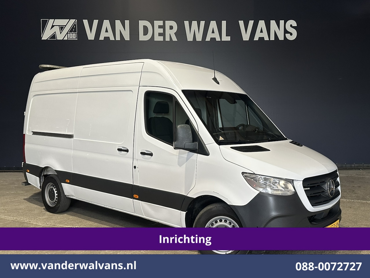 Mercedes-Benz Sprinter - 316 CDI 164pk L2H2 inrichting Euro6 Airco | Camera | 3500kg Trekhaak | Apple Carplay Cruis - AutoWereld.nl