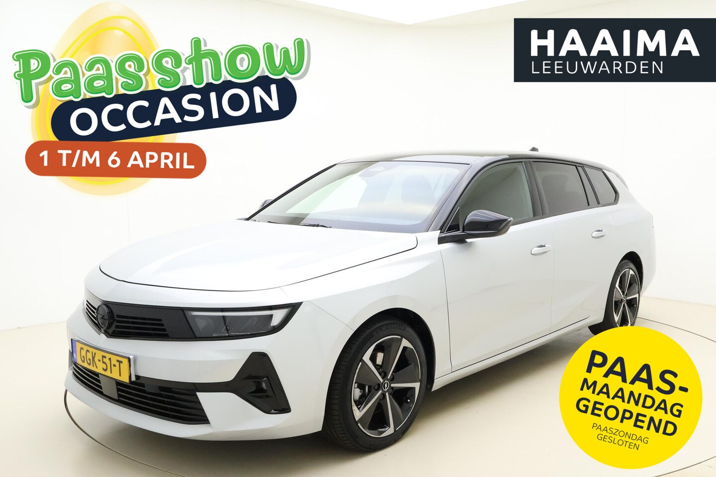 Opel Astra Sports Tourer - 1.2 Turbo Hybrid GS 136 PK Automaat | Navigatie | Rondomzicht Camera | Stoel & Stuurverwar - AutoWereld.nl