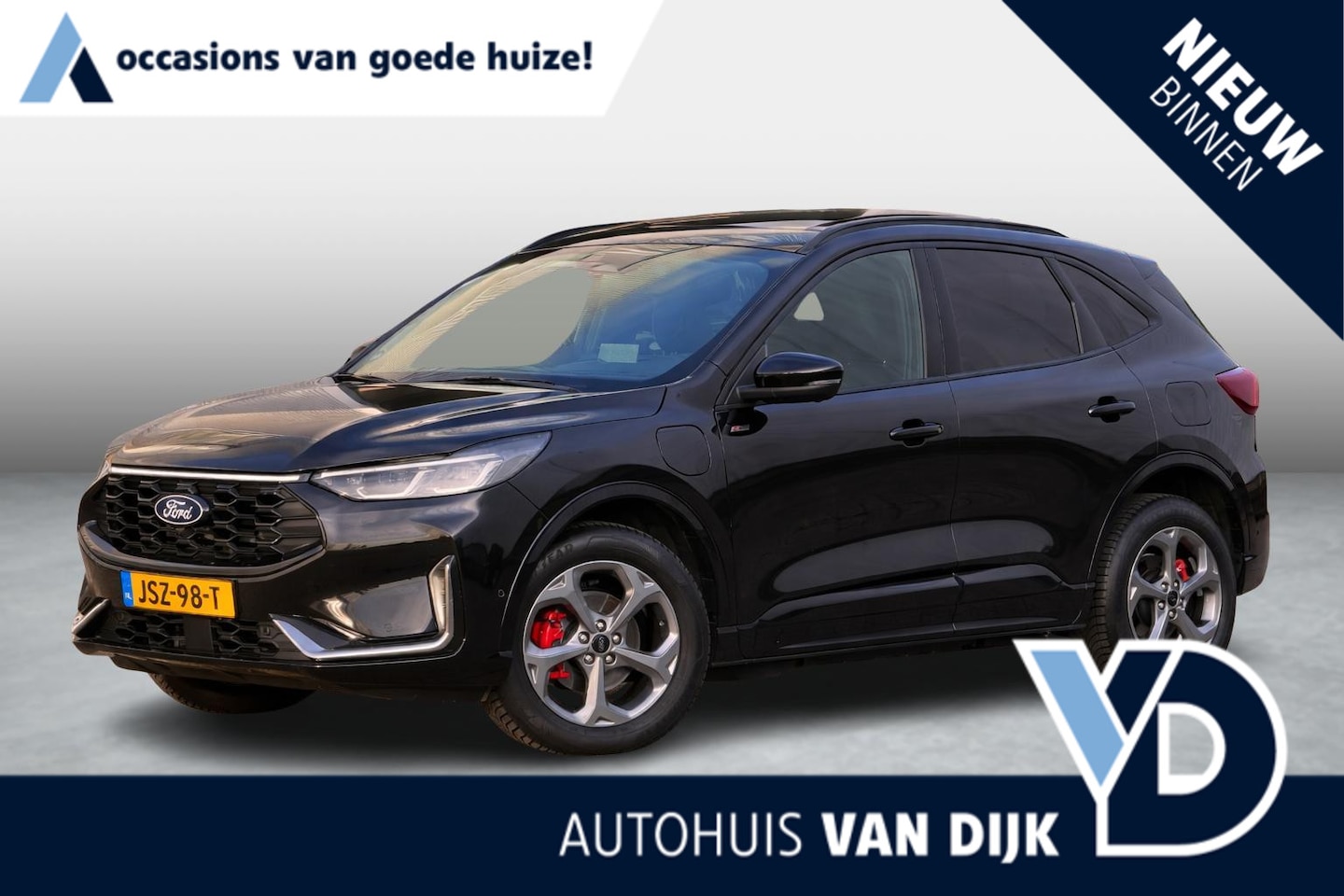 Ford Kuga - 2.5 PHEV ST-Line X | Stoel-/Stuurverw./Voorruitverw./Pano-Schuifdak/Adapt.Cruise/B&O - AutoWereld.nl