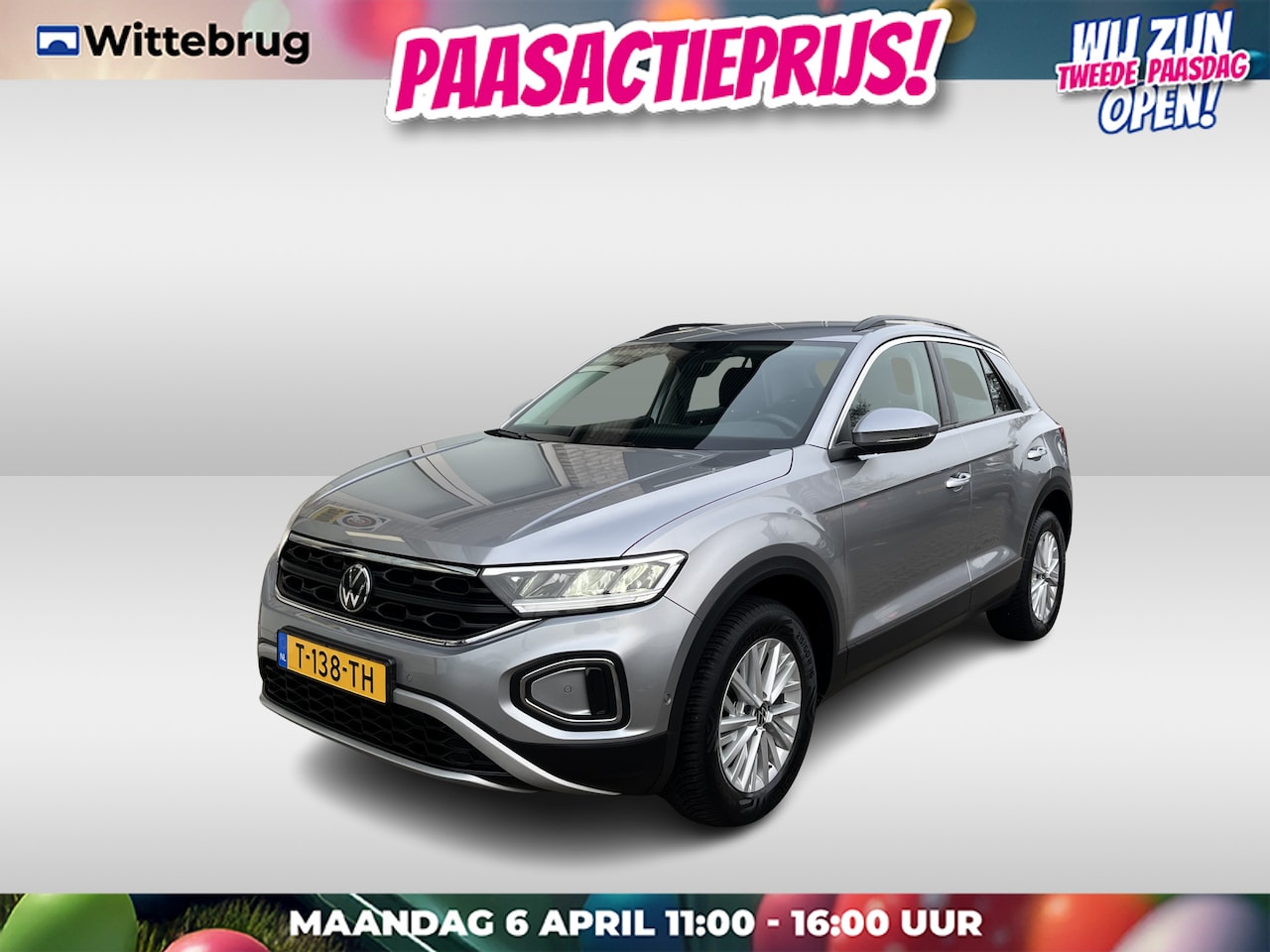 Volkswagen T-Roc - 1.0 TSI Life / FABRIEKSGARANTIE TM 9-2027/ NAVI/ CLIMATE/ PARK. SENSOREN/ DIGITAL DASH/ 16 - AutoWereld.nl