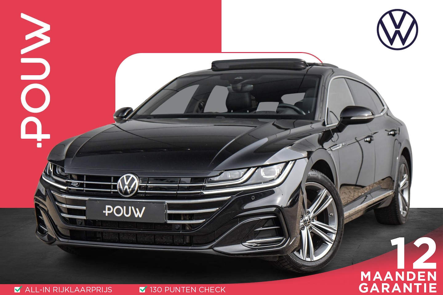 Volkswagen Arteon Shooting Brake - 1.4 TSI eHybrid 218pk R-Line Business+ | Panoramadak | Head-up Display | Trekhaak Uitklapb - AutoWereld.nl