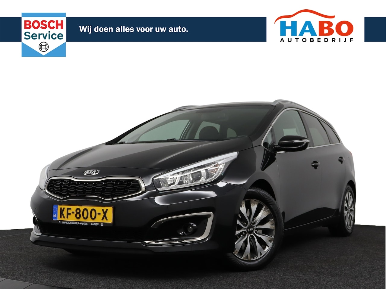 Kia Cee'd - Cee D Sw 1.6 GDI DYNAMICLINE ECC/PDC/CAMERA/CRUISE/NAVI/BLUETOOTH/TREKHAAK - AutoWereld.nl