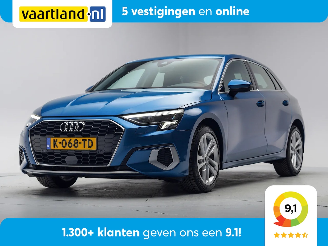 Audi A3 Sportback - 35 TFSI 150pk Business edition Aut, [ LED Virtual Trekhaak Sportstoelen - AutoWereld.nl