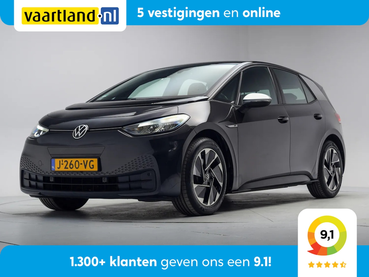 Volkswagen ID.3 - First 58 kWh 3-Fase [ Adapt.cruise Navi Stoelverwarming ] - AutoWereld.nl
