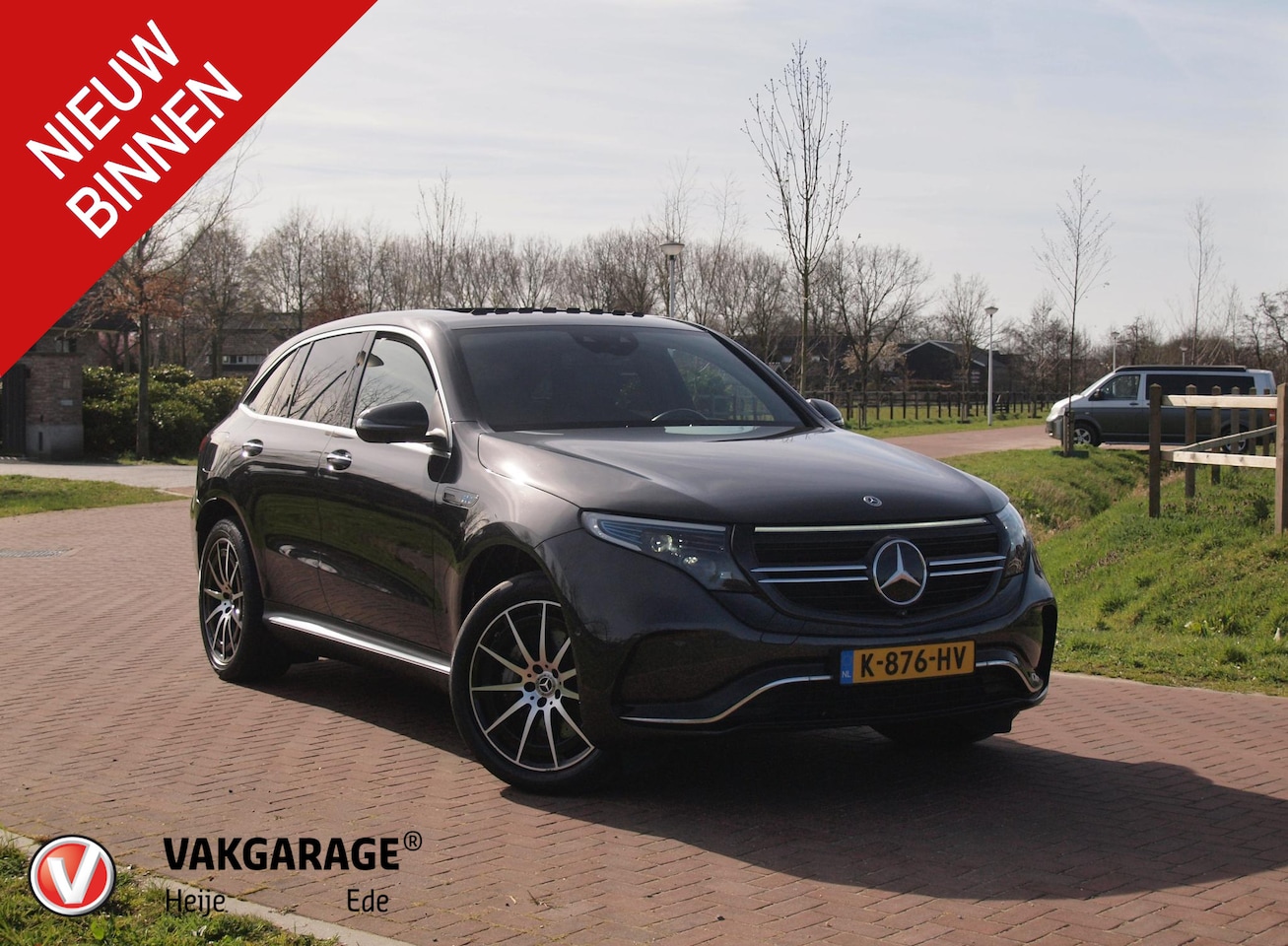 Mercedes-Benz EQC - 400 4MATIC Business Solution AMG 80 kWh | SOH 94% | Panoramadak | Buremester | Head-Up Dis - AutoWereld.nl