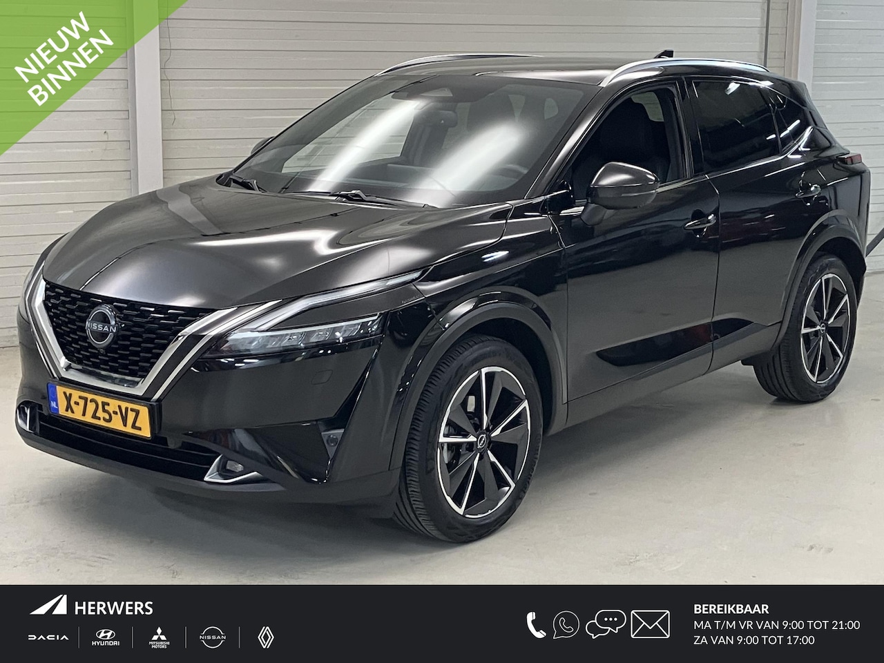 Nissan Qashqai - 1.3 MHEV Xtronic Business Design / Automaat / Panorama dak / Achteruit rijcamera. - AutoWereld.nl