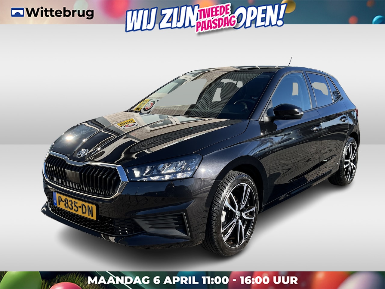 Skoda Fabia - 1.0 TSI Ambition / 16.000 KM/ SMARTLINK/  PARK. SENSOREN A/ LED/ AIRCO/ 17" LMV/ BLUETOOTH - AutoWereld.nl