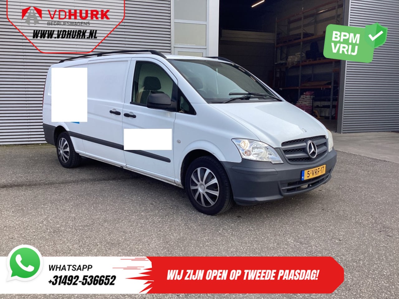 Mercedes-Benz Vito - 113 CDI L3 EXPORT 2x Schuifdeur/ Airco/ Camera/ Trekhaak - AutoWereld.nl