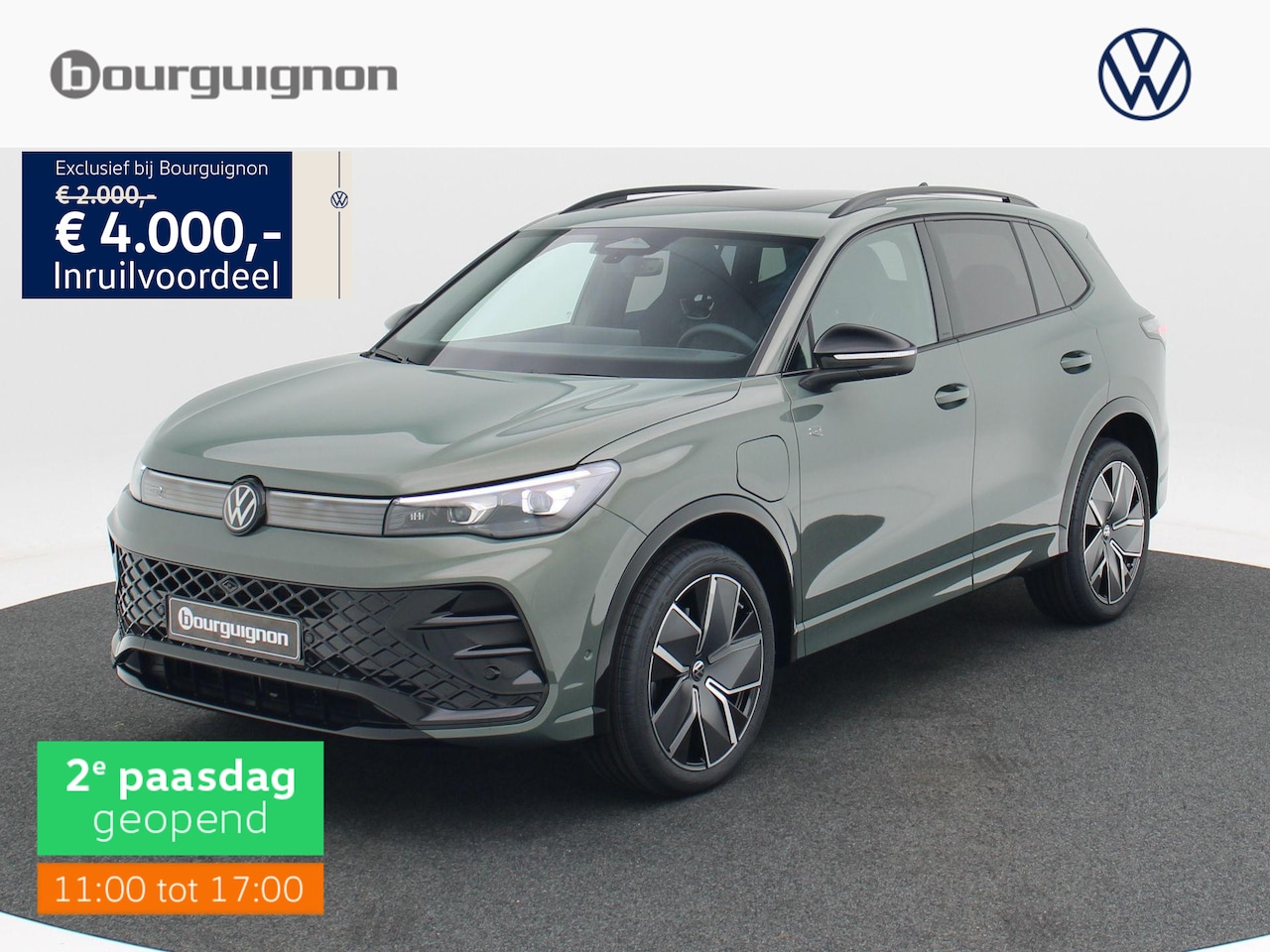 Volkswagen Tiguan - R-Line Edition 1.5 eHybrid 204 PK | Trekhaak | Panoramadak | Head-Up | 360 Camera | - AutoWereld.nl