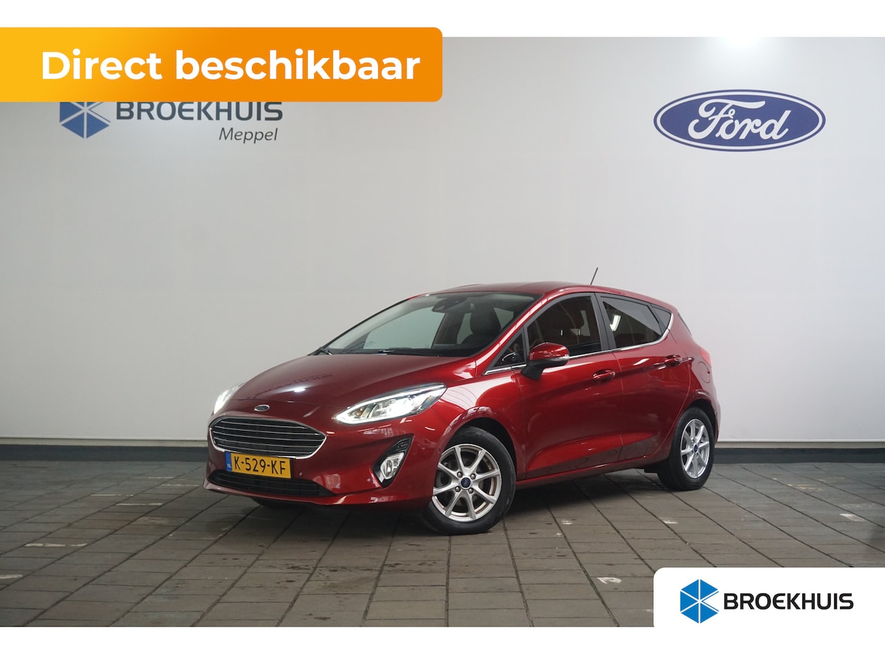 Ford Fiesta - 1.0 EcoBoost Titanium X | Cruise control | Half lederen bekleding | Navigatiesysteem full - AutoWereld.nl