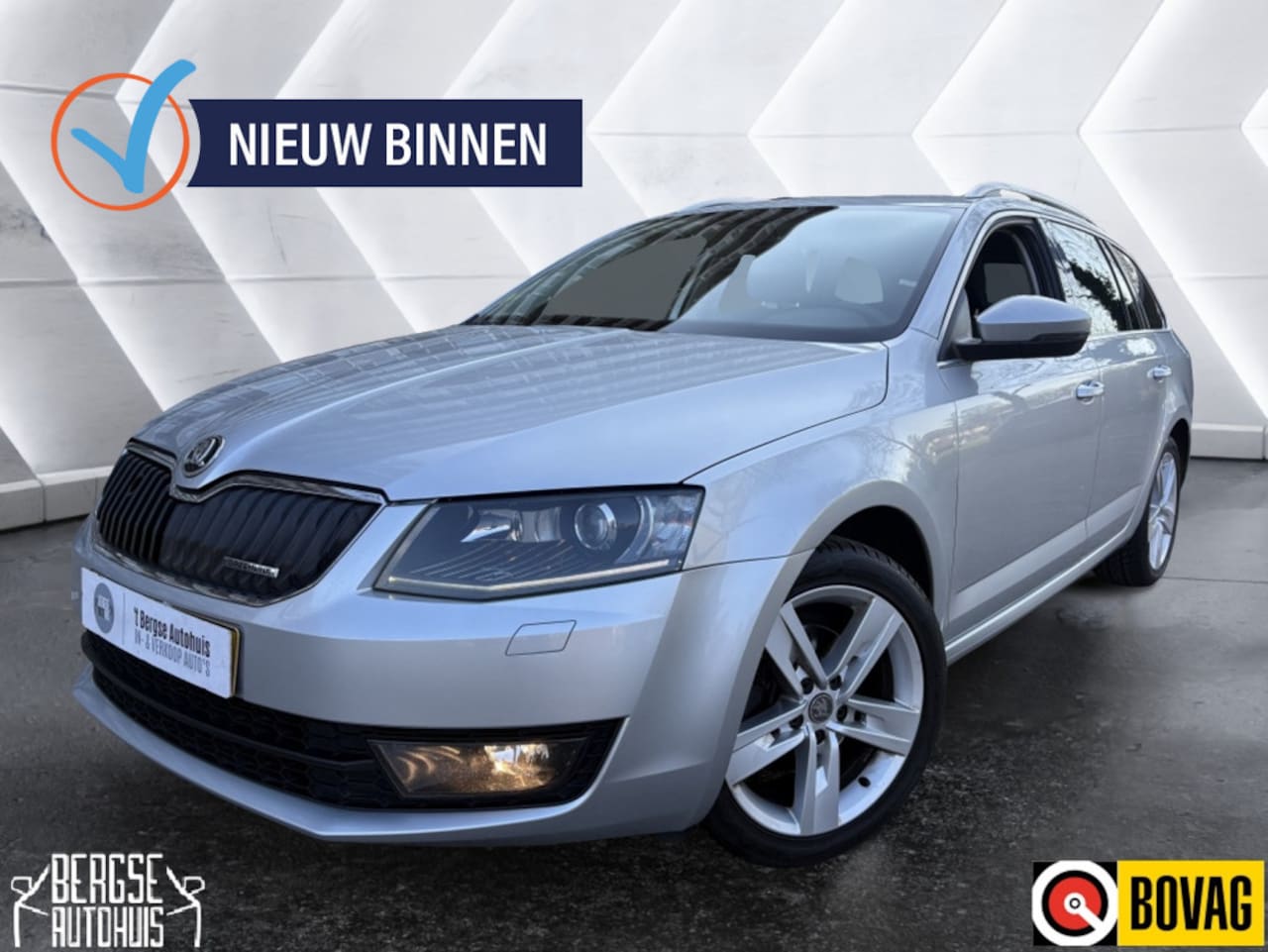 Skoda Octavia Combi - 1.6 TDI Greenl. Bns Cruise Navi Nap BT - AutoWereld.nl