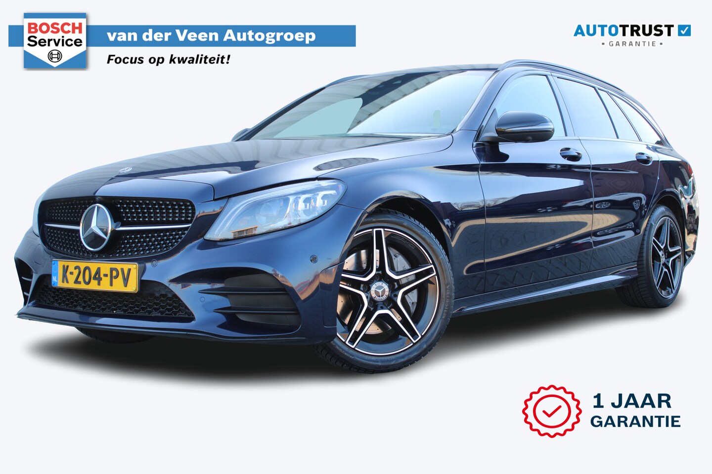 Mercedes-Benz C-klasse Estate - 300 e Business Solution AMG Limited | Incl. 12 maanden garantie | Apple CarPlay | 360° cam - AutoWereld.nl