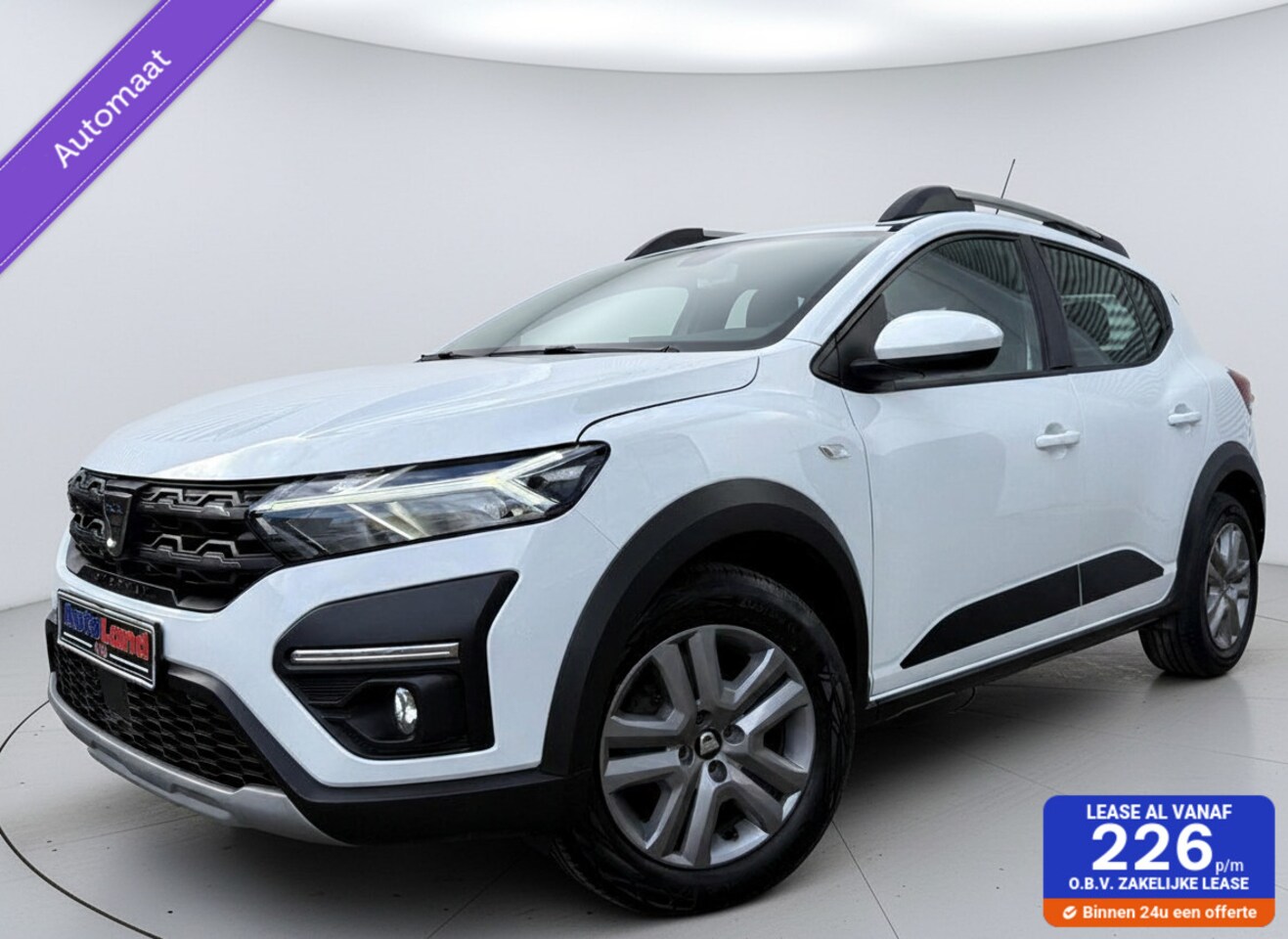 Dacia Sandero Stepway - 1.0 TCe 90 Automaat Led Carplay Pdc 21 Eerste Eigenaar Vol Opties Perfecte Staat - AutoWereld.nl