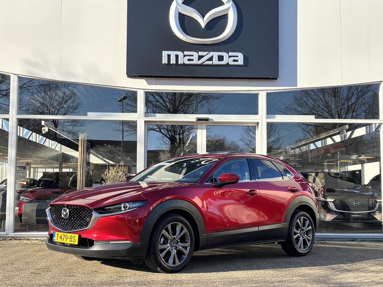 Mazda CX-30 - 2.0 e-SkyActiv-X M Hybrid Luxury 1e Eig., NL-Auto, Dealer Ondh.,  Schuifdak, Navigatie, Ap - AutoWereld.nl