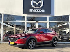 Mazda CX-30 - 2.0 e-SkyActiv-X M Hybrid Luxury 1e Eig., NL-Auto, Dealer Ondh., Schuifdak, Navigatie, App