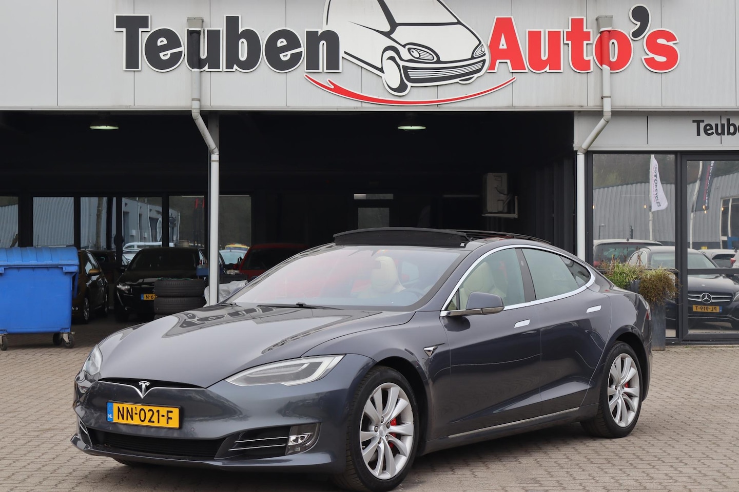 Tesla Model S - 100D Performance Autopilot computer 3.0, BTW auto, Navigatie, Panoramadak, Schuif- kanteld - AutoWereld.nl