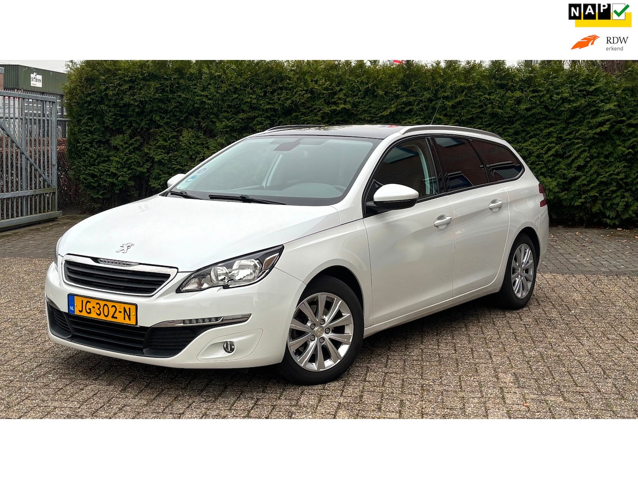 Peugeot 308 SW - 1.2 PureTech Style 1.2 PureTech Style, Nap, Nwe Apk, Pano, Pdc, Airco, Trekhaak - AutoWereld.nl