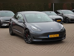 Tesla Model 3 - Performance AWD 75 kWh / SOH 90, 3% / Autopilot / Panoramadak / Camera / Leder / 20'' / Le