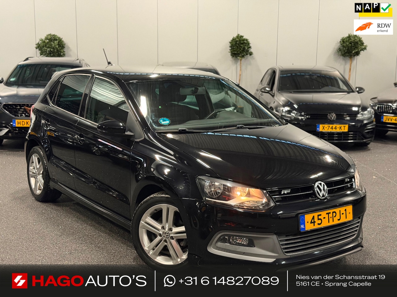 Volkswagen Polo - 1.2 TSI Highline 3x R-Line 1E-EIG!/NAVI/CRUISE/CLIMATE/PDC/ORG-NL/6-BAK! - AutoWereld.nl
